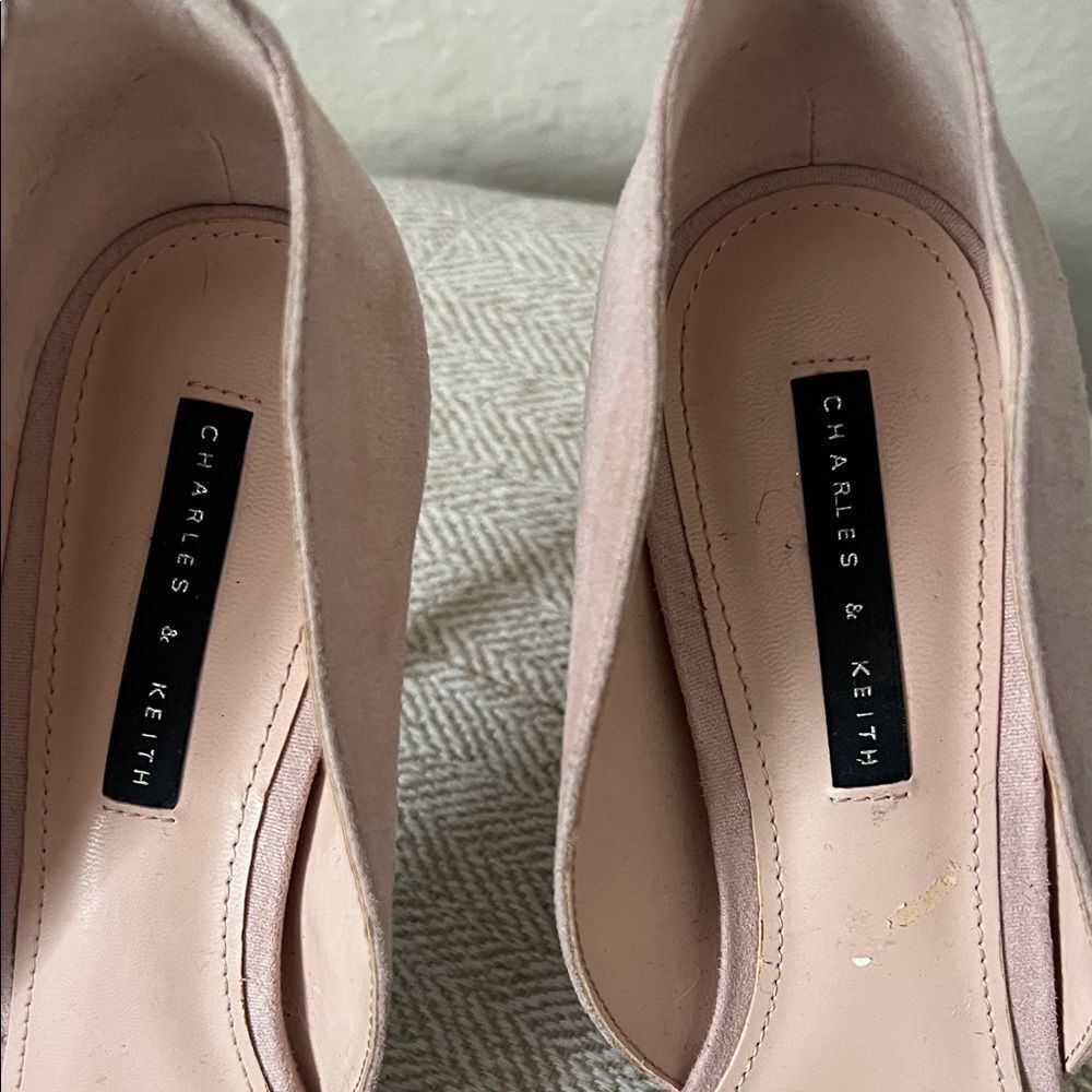 Charles & Keith Satin Crystal-embellished Stiletto-heel Sandels in Mauve in 37 - Picture 8 of 13